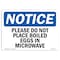 Signmission OSHA Notice, 5" Height, Please Do Not Place Boiled Eggs In Microwave Sign, 7" X 5", Landscape OS-NS-D-57-L-17403 - alternate 1